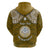 Custom Marshall Islands Hoodie Gold Polynesian Tribal Mix Coat of Arms LT14 - Polynesian Pride