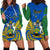 Polynesian Pride Independence Day Solomon Islands Hoodie Dress Happy 45th Anniversary LT14 - Polynesian Pride