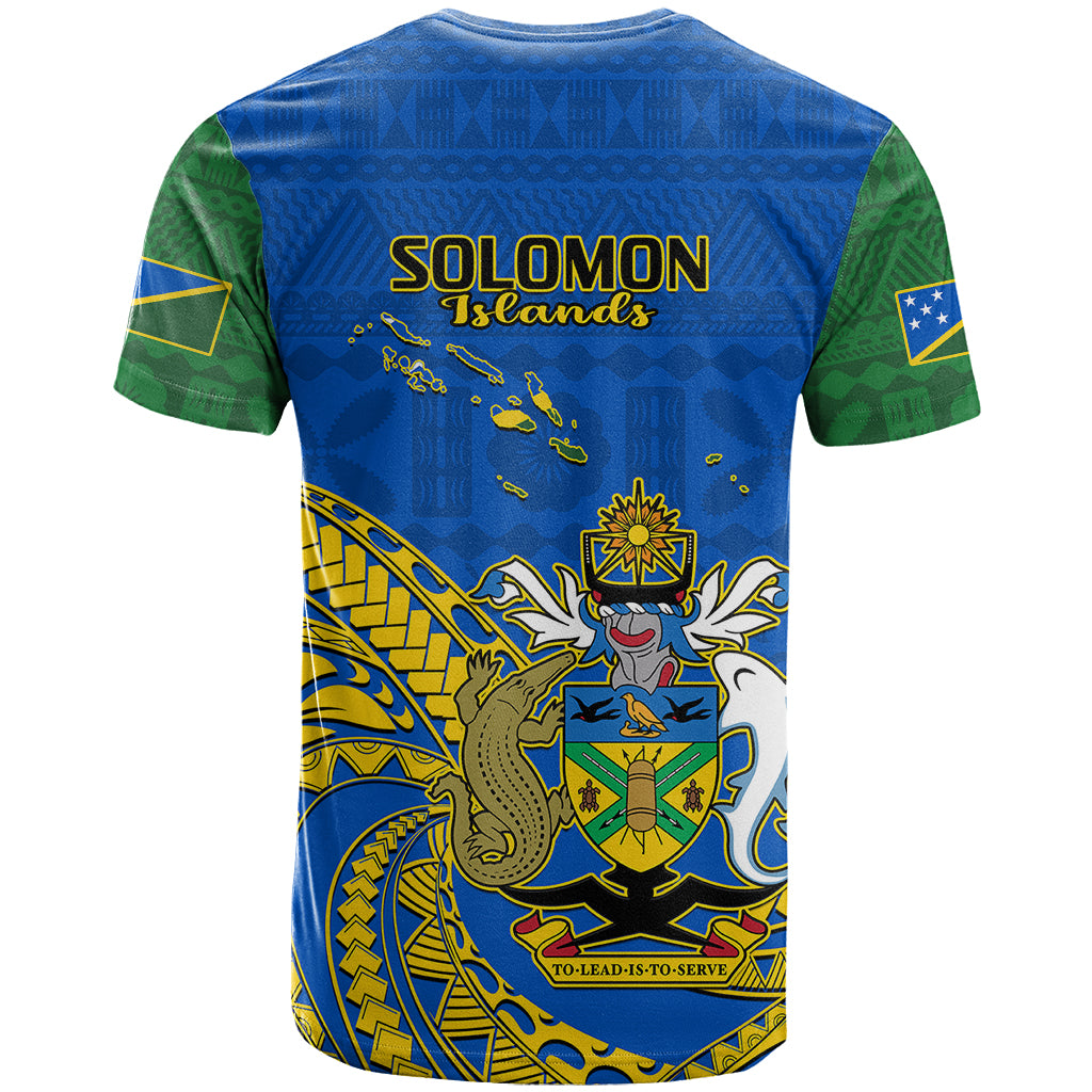 Polynesian Pride Independence Day Solomon Islands T Shirt Happy 45th Anniversary LT14 - Polynesian Pride