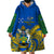 Personalised Independence Day Solomon Islands Wearable Blanket Hoodie Happy 45th Anniversary LT14 - Polynesian Pride