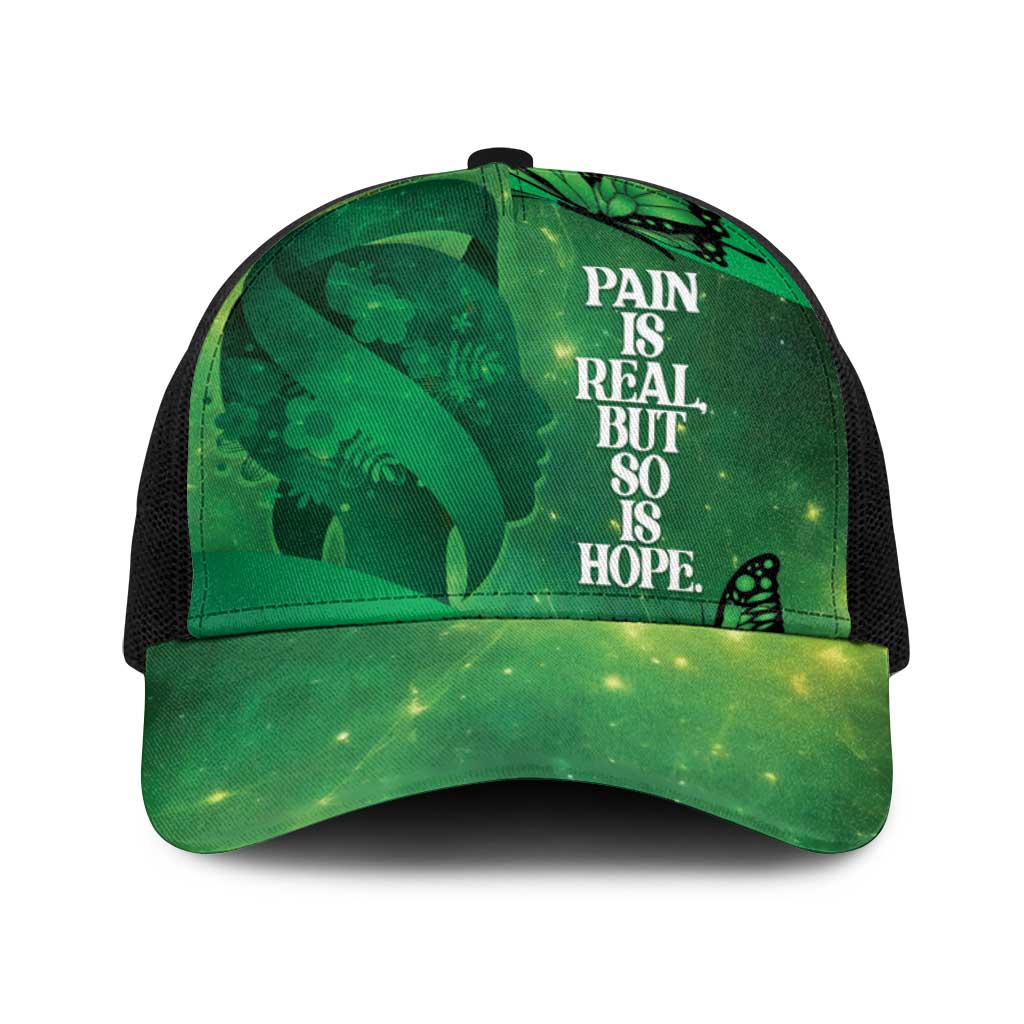 World Mental Health Awareness Month Baseball Net Cap Warriors Brave Strong Galaxy Vibes - Polynesian Pride