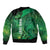 Personalised World Mental Health Awareness Month Bomber Jacket Warriors Brave Strong Galaxy Vibes