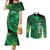 Personalised World Mental Health Awareness Month Couples Matching Mermaid Dress and Long Sleeve Button Shirt Warriors Brave Strong Galaxy Vibes
