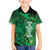 Personalised World Mental Health Awareness Month Family Matching Off The Shoulder Long Sleeve Dress and Hawaiian Shirt Warriors Brave Strong Galaxy Vibes