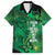 Personalised World Mental Health Awareness Month Family Matching Short Sleeve Bodycon Dress and Hawaiian Shirt Warriors Brave Strong Galaxy Vibes