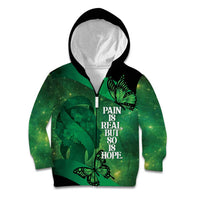 Personalised World Mental Health Awareness Month Kid Hoodie Warriors Brave Strong Galaxy Vibes