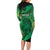 Personalised World Mental Health Awareness Month Long Sleeve Bodycon Dress Warriors Brave Strong Galaxy Vibes
