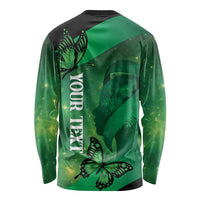 Personalised World Mental Health Awareness Month Long Sleeve Shirt Warriors Brave Strong Galaxy Vibes