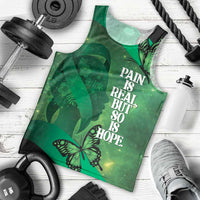 Personalised World Mental Health Awareness Month Men Tank Top Warriors Brave Strong Galaxy Vibes