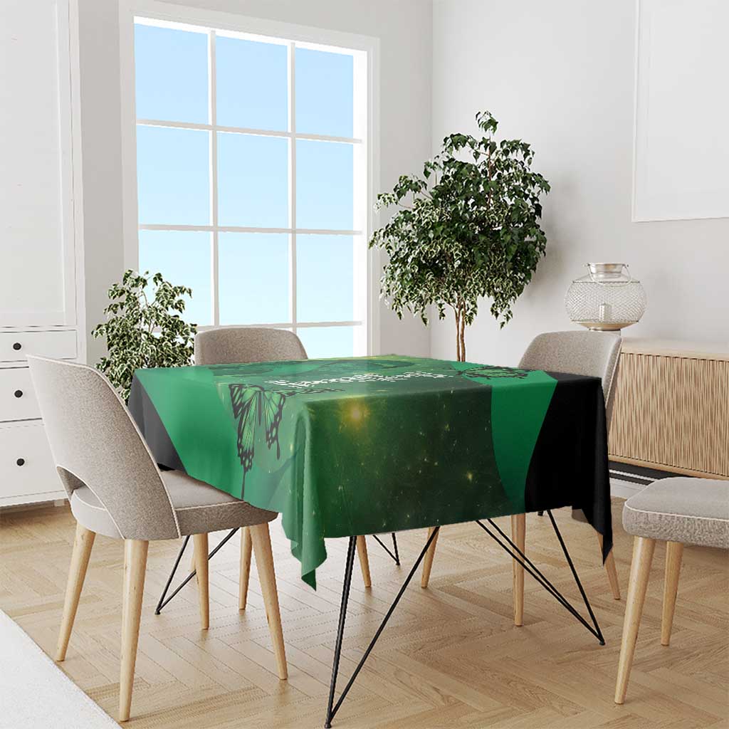 World Mental Health Awareness Month Tablecloth Warriors Brave Strong Galaxy Vibes