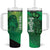 Personalised World Mental Health Awareness Month Tumbler With Handle Warriors Brave Strong Galaxy Vibes