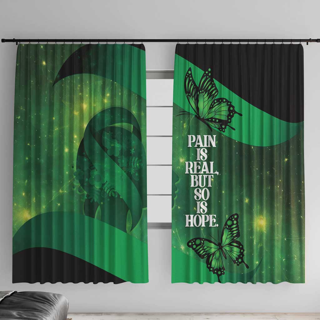 World Mental Health Awareness Month Window Curtain Warriors Brave Strong Galaxy Vibes
