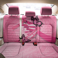 Polynesia Breast Cancer Awareness Month Back Car Seat Cover Pink Ribbon Mix Butterflies