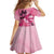 Polynesia Breast Cancer Awareness Month Family Matching Mermaid Dress and Hawaiian Shirt Pink Ribbon Mix Butterflies