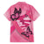 Polynesia Breast Cancer Awareness Month Family Matching Tank Maxi Dress and Hawaiian Shirt Pink Ribbon Mix Butterflies