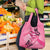 Polynesia Breast Cancer Awareness Month Grocery Bag Pink Ribbon Mix Butterflies