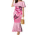 Polynesia Breast Cancer Awareness Month Mermaid Dress Pink Ribbon Mix Butterflies