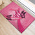 Polynesia Breast Cancer Awareness Month Rubber Doormat Pink Ribbon Mix Butterflies