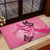 Polynesia Breast Cancer Awareness Month Rubber Doormat Pink Ribbon Mix Butterflies