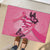 Polynesia Breast Cancer Awareness Month Rubber Doormat Pink Ribbon Mix Butterflies