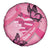 Polynesia Breast Cancer Awareness Month Spare Tire Cover Pink Ribbon Mix Butterflies