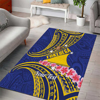 Personalised Tokelau Tokehega Day Area Rug Tokelauan Tatau Flag Color - Polynesian Pride