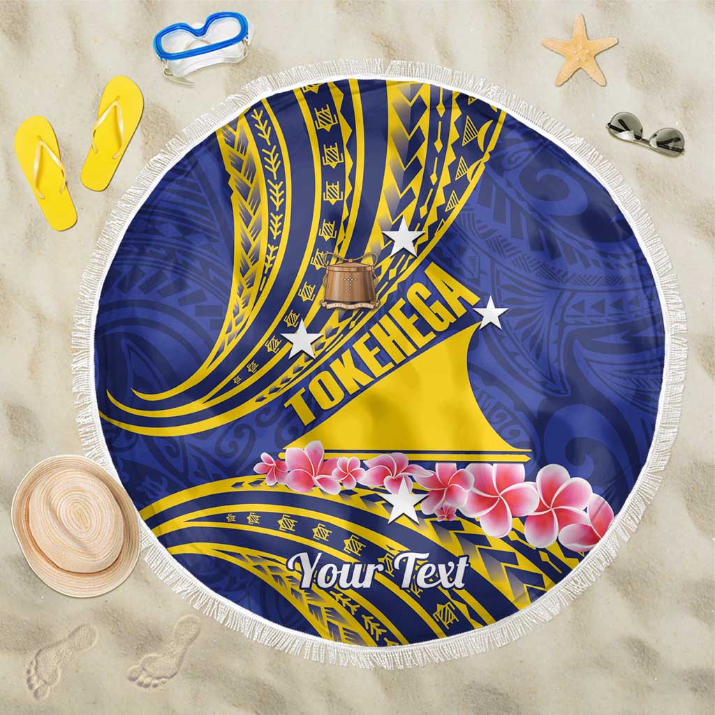 Personalised Tokelau Tokehega Day Beach Blanket Tokelauan Tatau Flag Color - Polynesian Pride