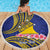 Personalised Tokelau Tokehega Day Beach Blanket Tokelauan Tatau Flag Color - Polynesian Pride