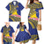 Personalised Tokelau Tokehega Day Family Matching Mermaid Dress and Hawaiian Shirt Tokelauan Tatau Flag Color - Polynesian Pride