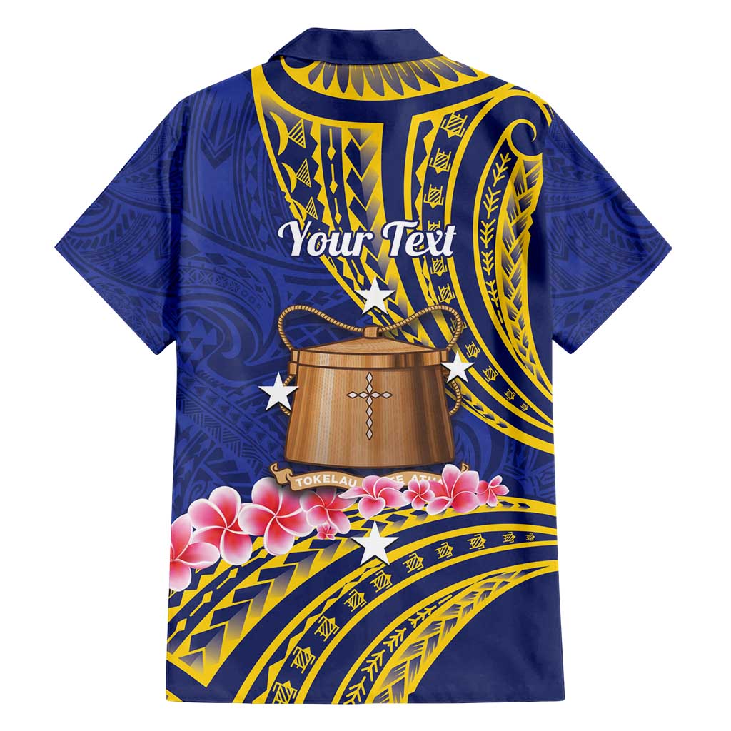 Personalised Tokelau Tokehega Day Family Matching Off Shoulder Maxi Dress and Hawaiian Shirt Tokelauan Tatau Flag Color - Polynesian Pride