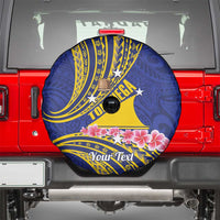 Personalised Tokelau Tokehega Day Spare Tire Cover Tokelauan Tatau Flag Color - Polynesian Pride