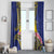 Personalised Tokelau Tokehega Day Window Curtain Tokelauan Tatau Flag Color - Polynesian Pride