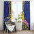 Personalised Tokelau Tokehega Day Window Curtain Tokelauan Tatau Flag Color - Polynesian Pride
