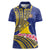Personalised Tokelau Tokehega Day Women Polo Shirt Tokelauan Tatau Flag Color - Polynesian Pride