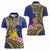 Personalised Tokelau Tokehega Day Women Polo Shirt Tokelauan Tatau Flag Color - Polynesian Pride