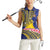 Personalised Tokelau Tokehega Day Women Sleeveless Polo Shirt Tokelauan Tatau Flag Color - Polynesian Pride