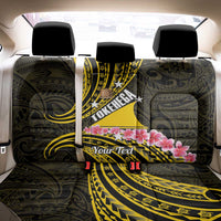 Personalised Tokelau Tokehega Day Back Car Seat Cover Tokelauan Tatau Black Color - Polynesian Pride