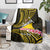 Personalised Tokelau Tokehega Day Blanket Tokelauan Tatau Black Color - Polynesian Pride