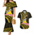 Personalised Tokelau Tokehega Day Couples Matching Mermaid Dress and Hawaiian Shirt Tokelauan Tatau Black Color - Polynesian Pride