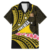 Personalised Tokelau Tokehega Day Family Matching Mermaid Dress and Hawaiian Shirt Tokelauan Tatau Black Color - Polynesian Pride