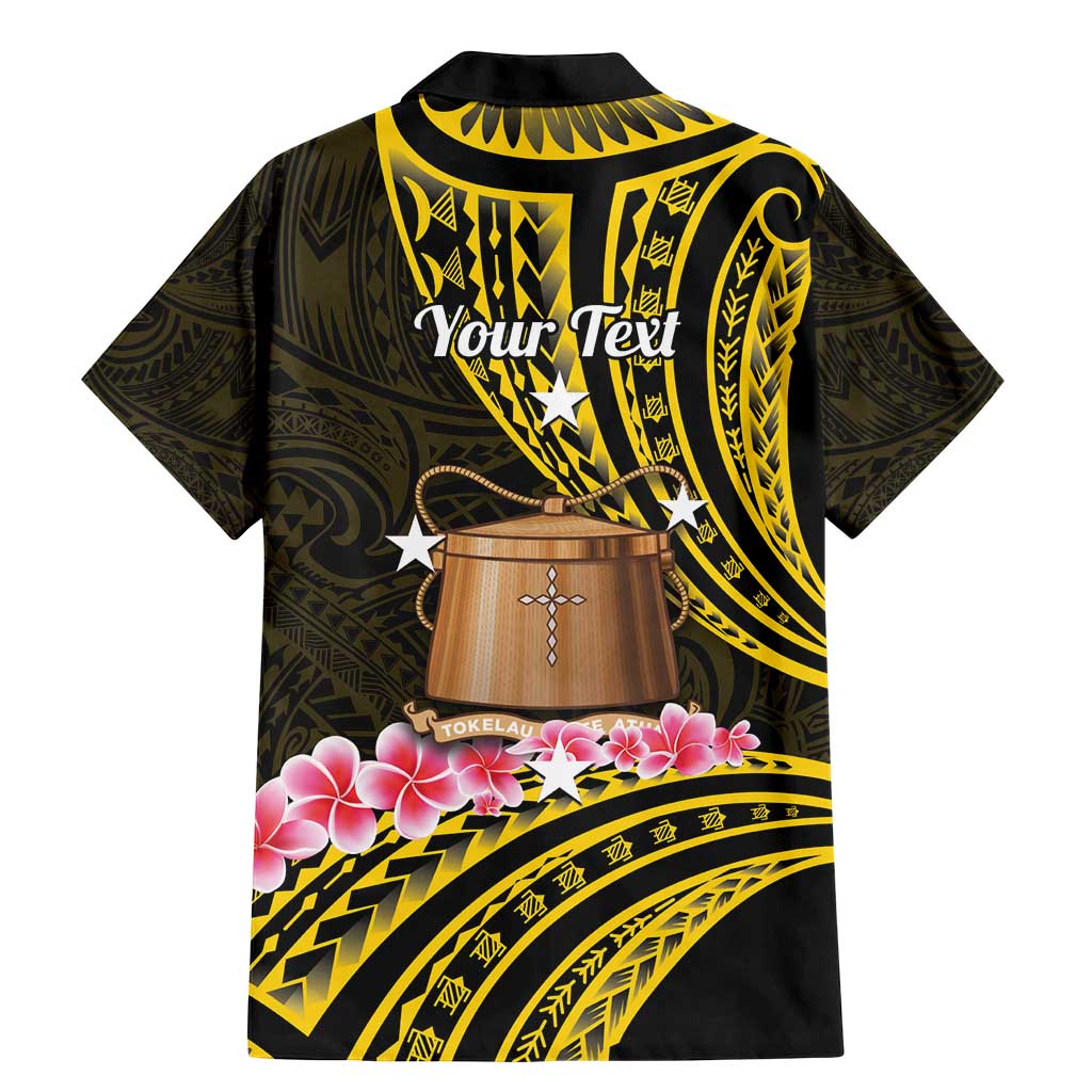 Personalised Tokelau Tokehega Day Family Matching Mermaid Dress and Hawaiian Shirt Tokelauan Tatau Black Color - Polynesian Pride