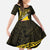 Personalised Tokelau Tokehega Day Family Matching Off Shoulder Maxi Dress and Hawaiian Shirt Tokelauan Tatau Black Color - Polynesian Pride