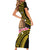 Personalised Tokelau Tokehega Day Family Matching Short Sleeve Bodycon Dress and Hawaiian Shirt Tokelauan Tatau Black Color - Polynesian Pride