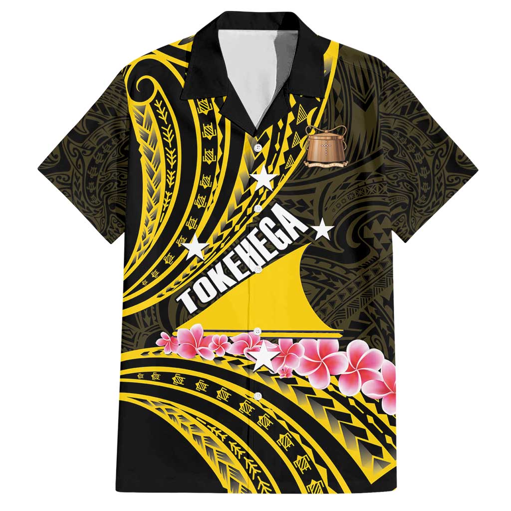 Personalised Tokelau Tokehega Day Hawaiian Shirt Tokelauan Tatau Black Color - Polynesian Pride