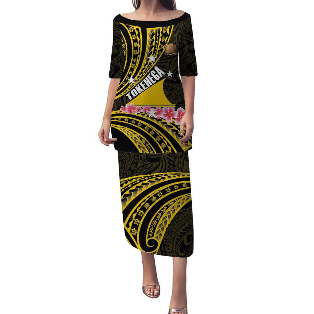 Personalised Tokelau Tokehega Day Puletasi Tokelauan Tatau Black Color - Polynesian Pride