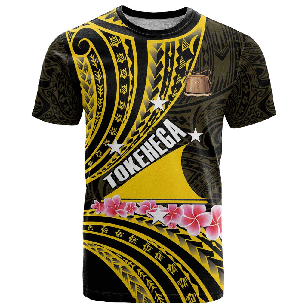 Personalised Tokelau Tokehega Day T Shirt Tokelauan Tatau Black Color - Polynesian Pride