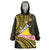 Personalised Tokelau Tokehega Day Wearable Blanket Hoodie Tokelauan Tatau Black Color - Polynesian Pride