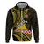 Personalised Tokelau Tokehega Day Zip Hoodie Tokelauan Tatau Black Color - Polynesian Pride