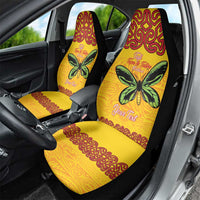 Personalised Tufi Tapa and Tattoo Festival Car Seat Cover PNG Oro Butterfly Tapa Pattern LT14 - Polynesian Pride