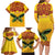 Personalised Tufi Tapa and Tattoo Festival Family Matching Long Sleeve Bodycon Dress and Hawaiian Shirt PNG Oro Butterfly Tapa Pattern - Polynesian Pride